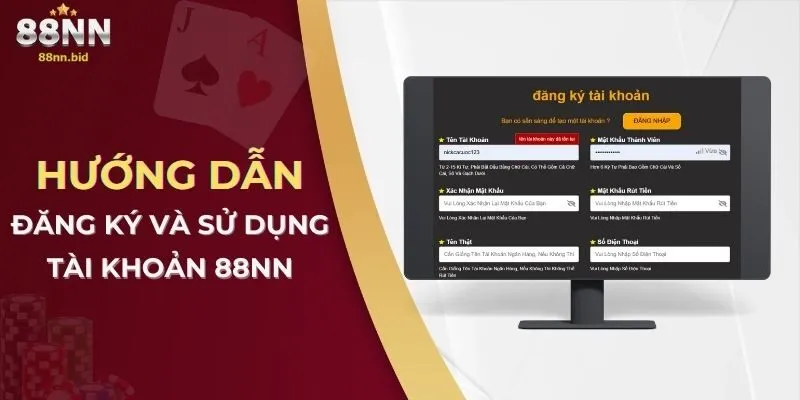 88NN - Nền tảng cá cược trực tuyến đáng tin cậy 2025 17 Hướng dẫn đăng ký và sử dụng tài khoản 88NN