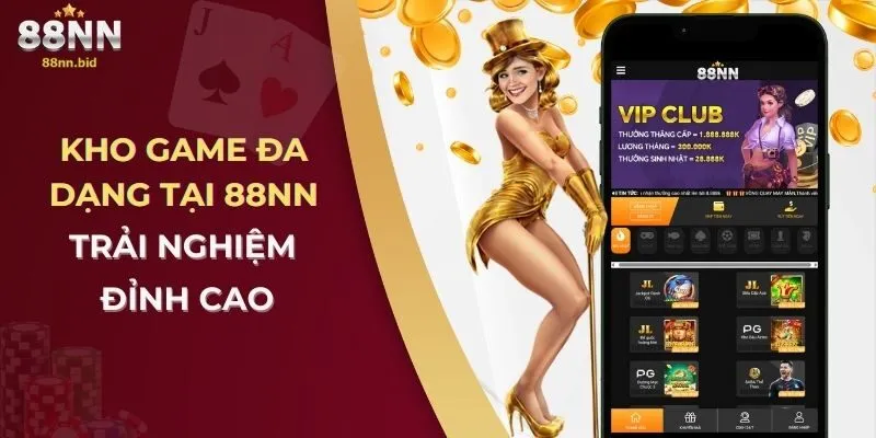 Giới Thiệu Về Cổng Game 88NN 3 Kho game đa dạng tại 88NN – Trải nghiệm đỉnh cao
